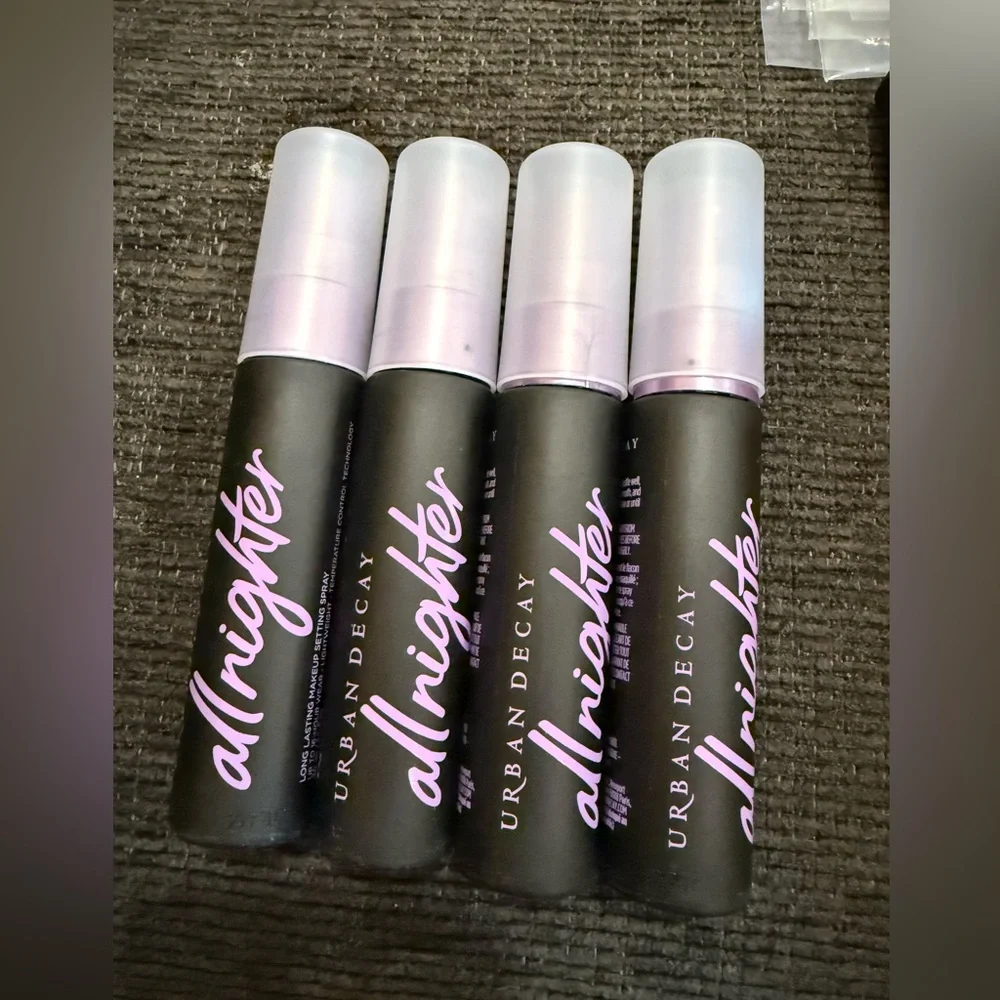 4!! Urban Decay All Nighter Long-Lasting Makeup Setting Sprays - 1.0 fl oz